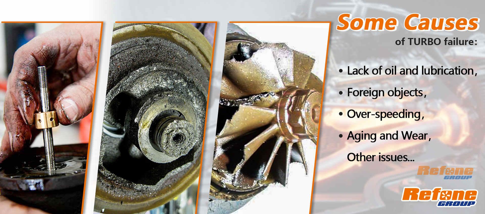 Some causes of TURBO failure