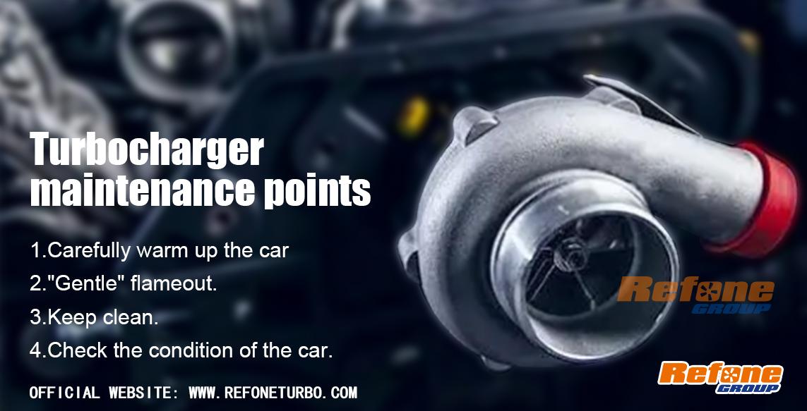 Puntos de mantenimiento del turbocompresor
